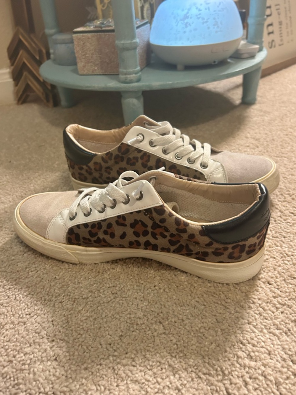 Vintage Havana Dina sneakers leopard print design 7.5